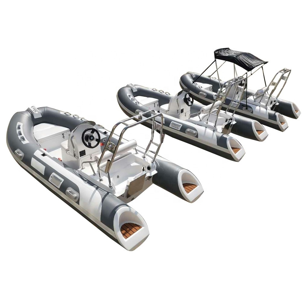 China Factory High Quality 6-person RIB 390 Inflatable River Rafting Boat