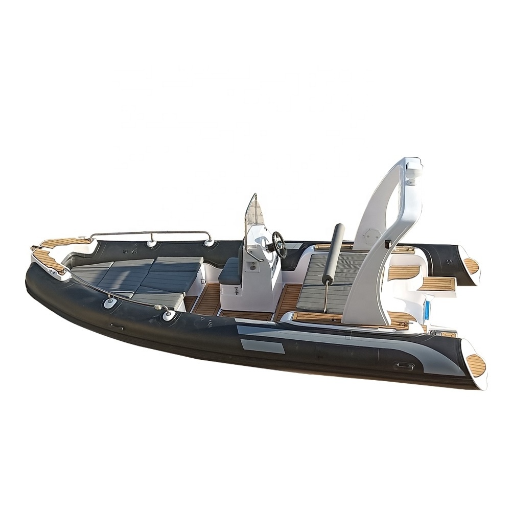 20 foot heytex heavy duty thermal welded pvc fiberglass flat bottom inflatable rib 600 boat for sale UK