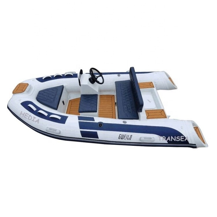 China mini RIB 300 Hypalon Material Inflatable Rigid Folding RIB Boat for Sale