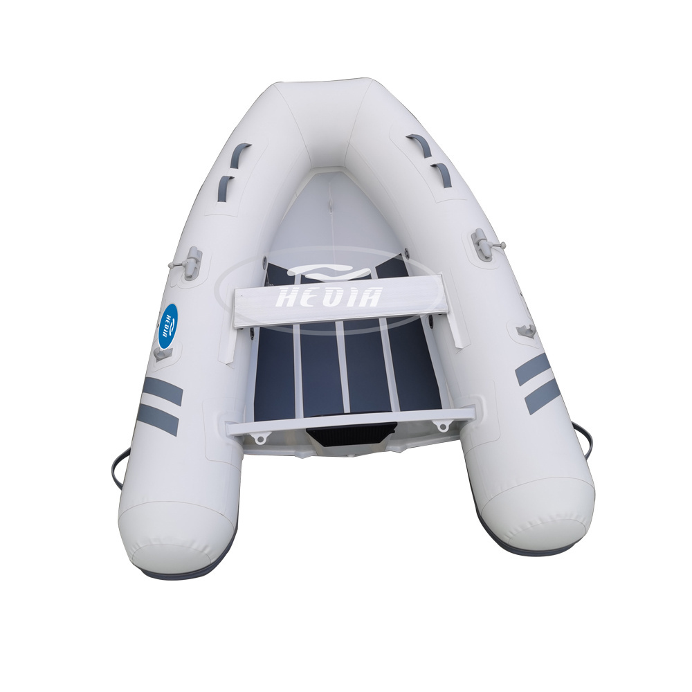 Mini 8ft hypalon rigid aluminium hull deep v inflatable dinghy 8 foot aluminum boat