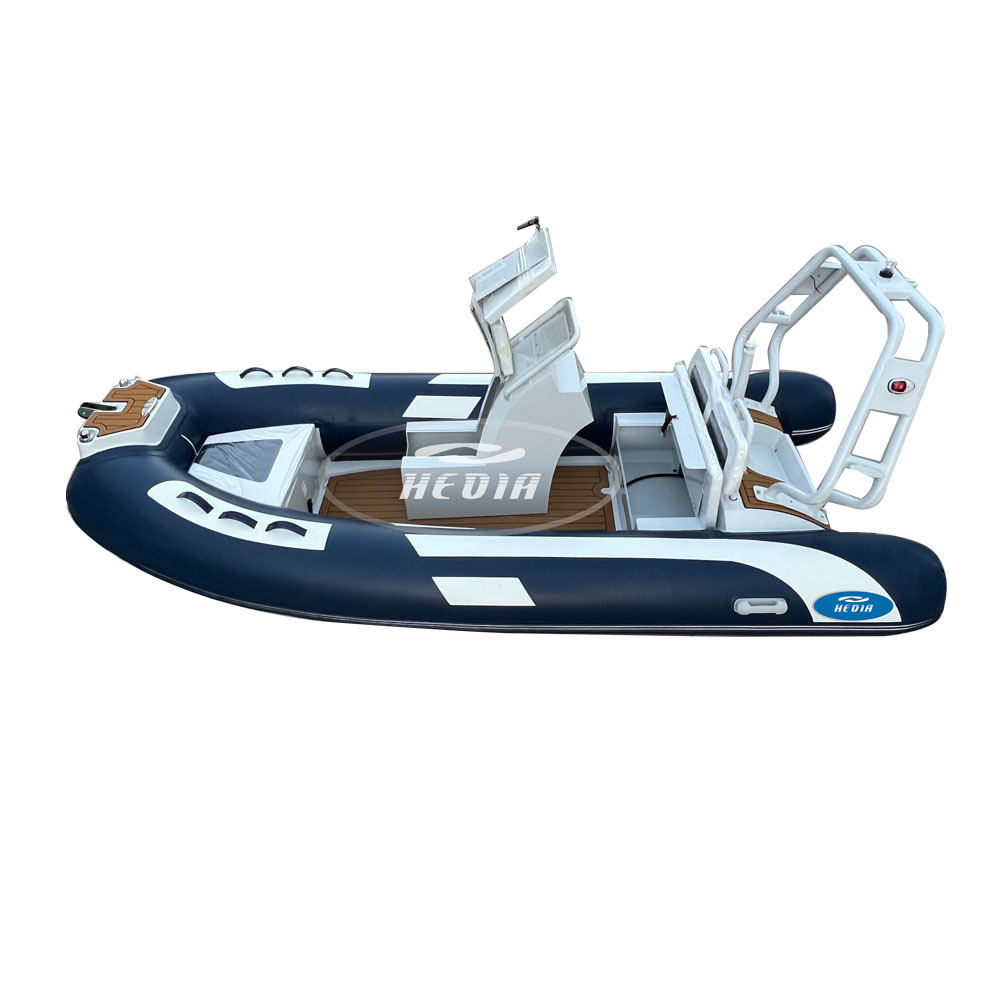 Luxury Sport 13ft flat bottom aluminum fishing boat inflatable boat 4 person aluminum rib boat 390