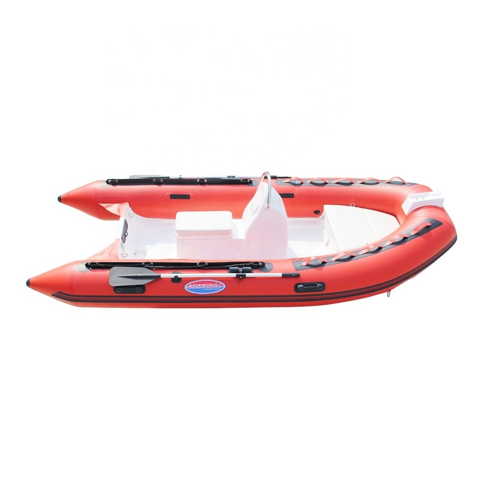 CE 3.6m steering system console rigid-hulled inflatable boat for family entertainment