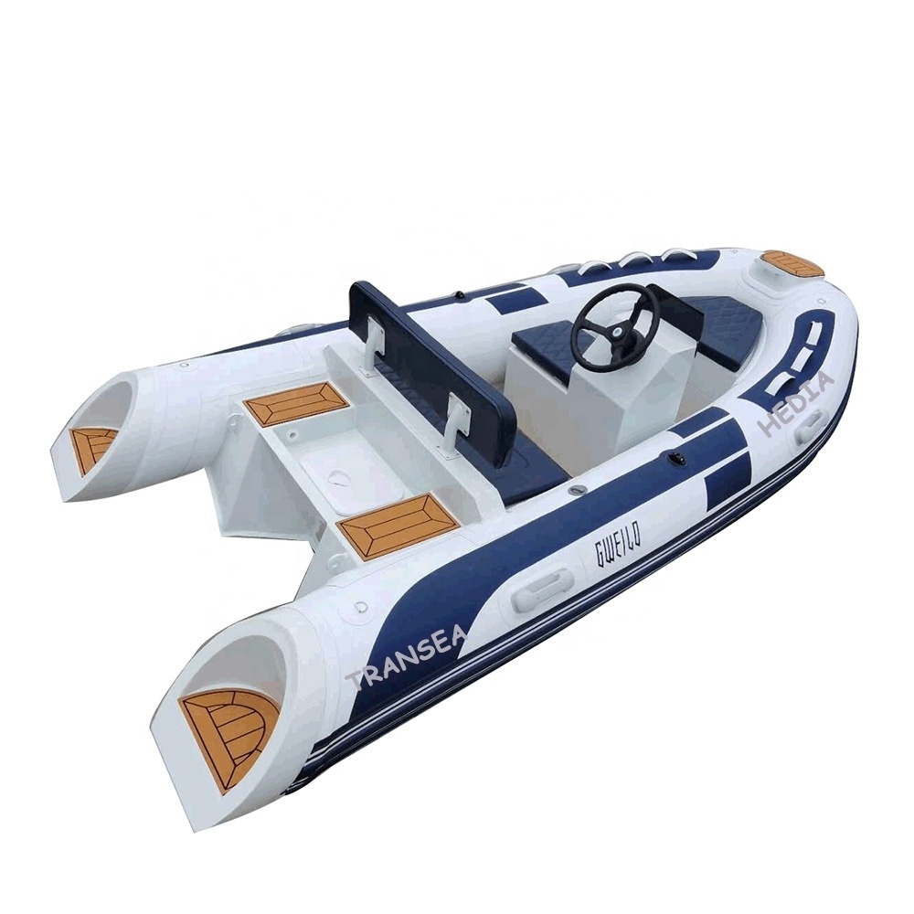 China mini RIB 300 Hypalon Material Inflatable Rigid Folding RIB Boat for Sale