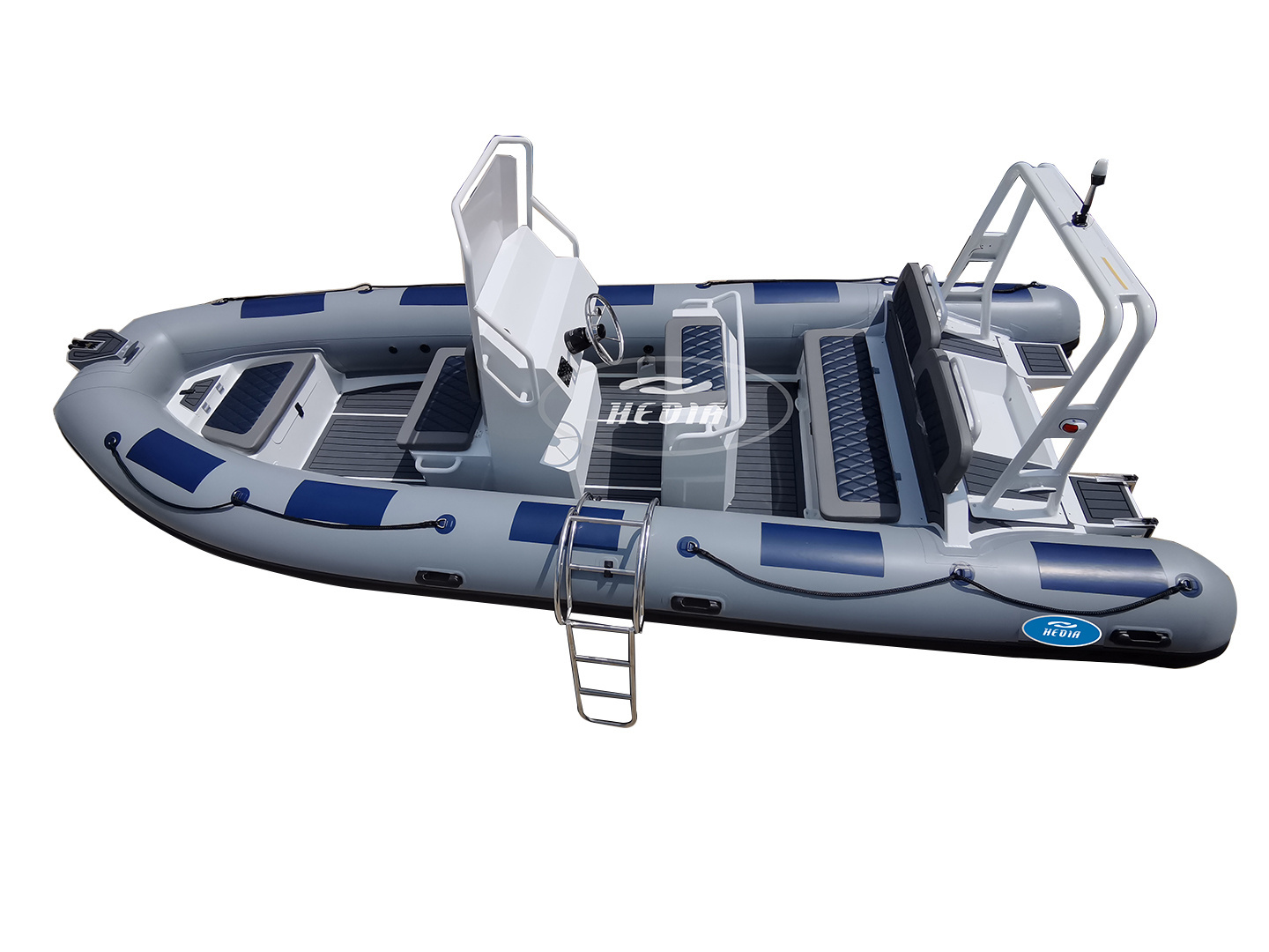 20ft center console boat botes de pesca semi rigid hull inflatable fishing rib boat 580 with TOP