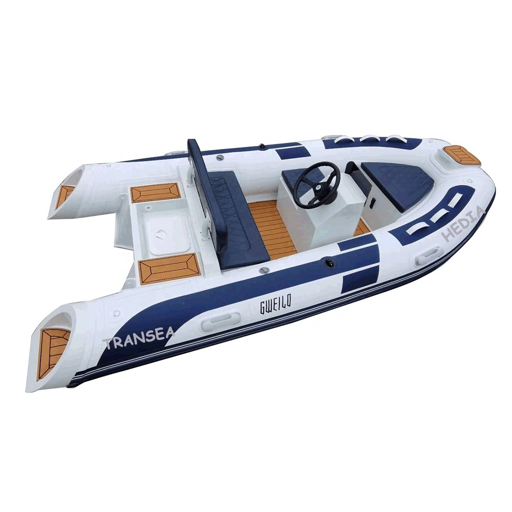 China mini RIB 300 Hypalon Material Inflatable Rigid Folding RIB Boat for Sale