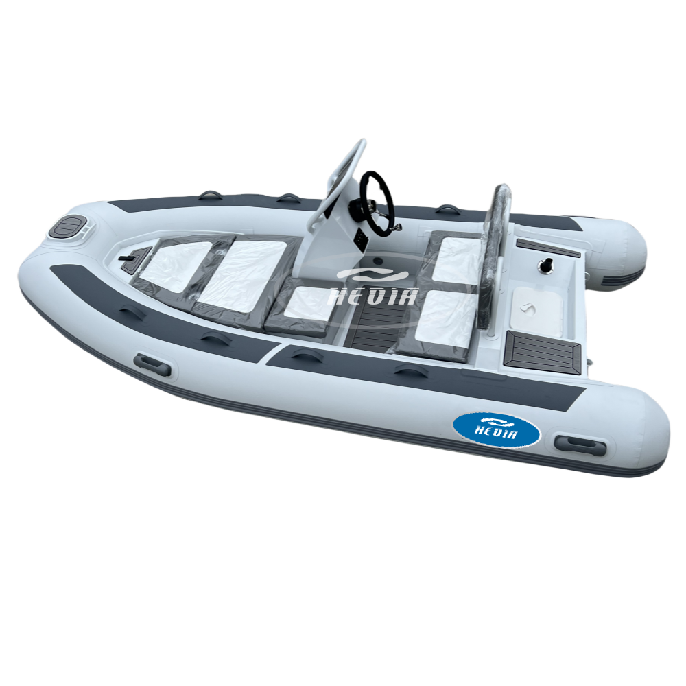 Hedia 12ft Semi-rigid Aluminum Hull RIB 360 Hypalon PVC Inflatable Boats For Fishing