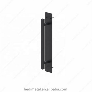 Hodor PL27B Italian Vintage Black Steel Barn Sliding Door Handle Door