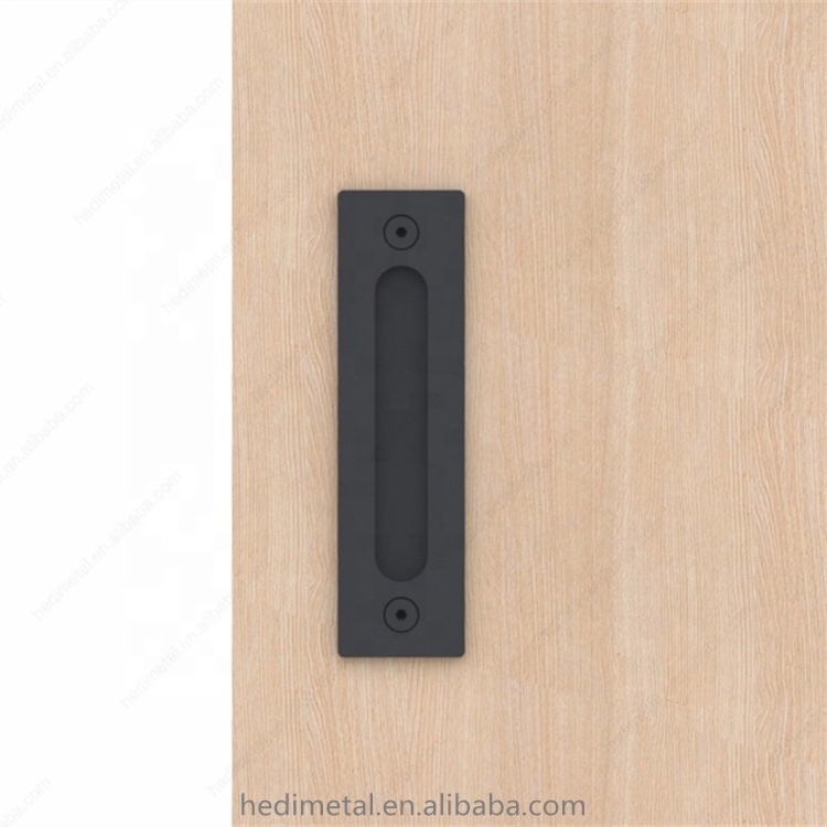 Hodor PL03 Black Stainless Steel Push and Pull Plate Barn Door Handle