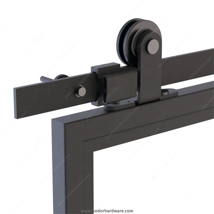 Hodor SG24 Double Barn Door 72 x 84 in with 13FT Top-Mounted Hardware Kit Easy Assembly