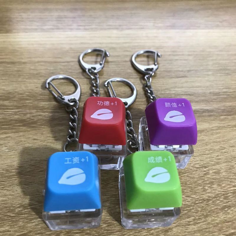 Keychain Switch Tester Keyboard Gateron Colors Razer Cherry Profile Transparent Keycap keychain custom logo printing