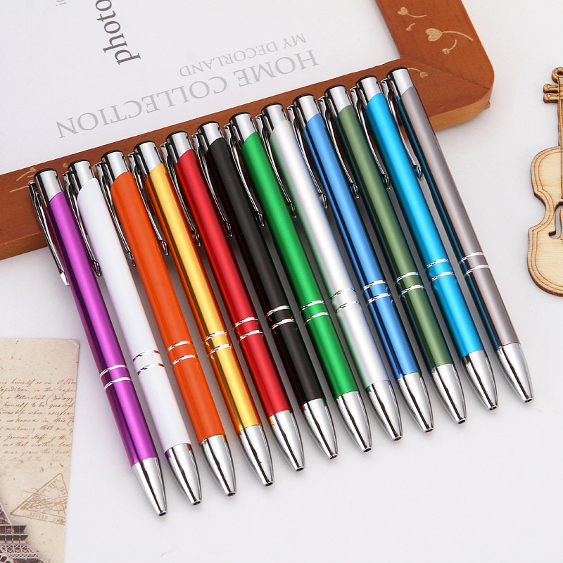 Promotional Business Ballpoint Pen Personalized Custom Laser Engraved Print Branded Logo Cheap Metal Pens from Manufacturer