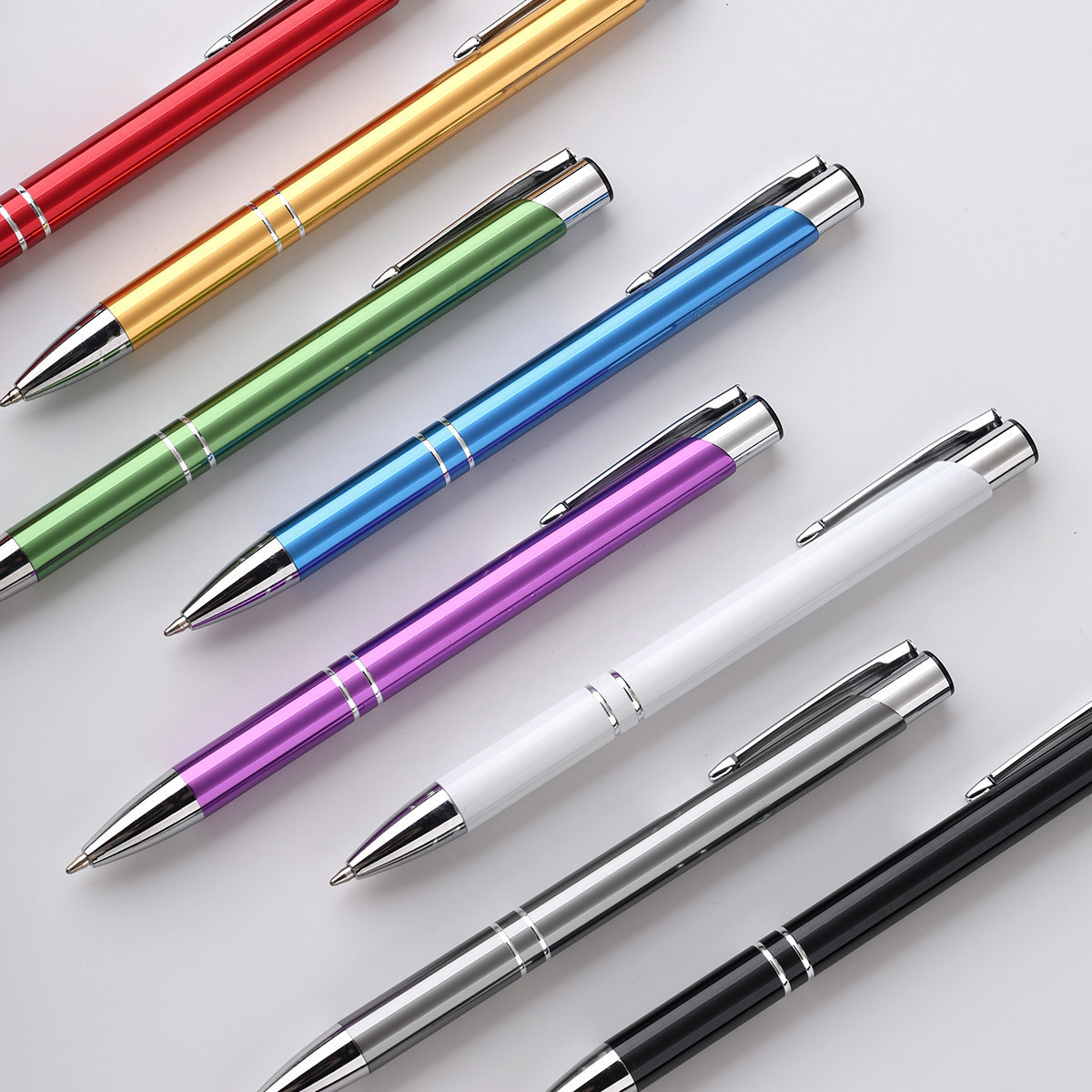 Promotional Business Ballpoint Pen Personalized Custom Laser Engraved Print Branded Logo Cheap Metal Pens from Manufacturer