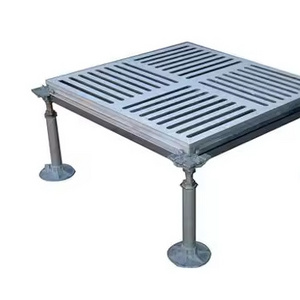 Anti-Static Raised access floor false floor modular decking system Aluminum Access Flooring from Direct Supplier