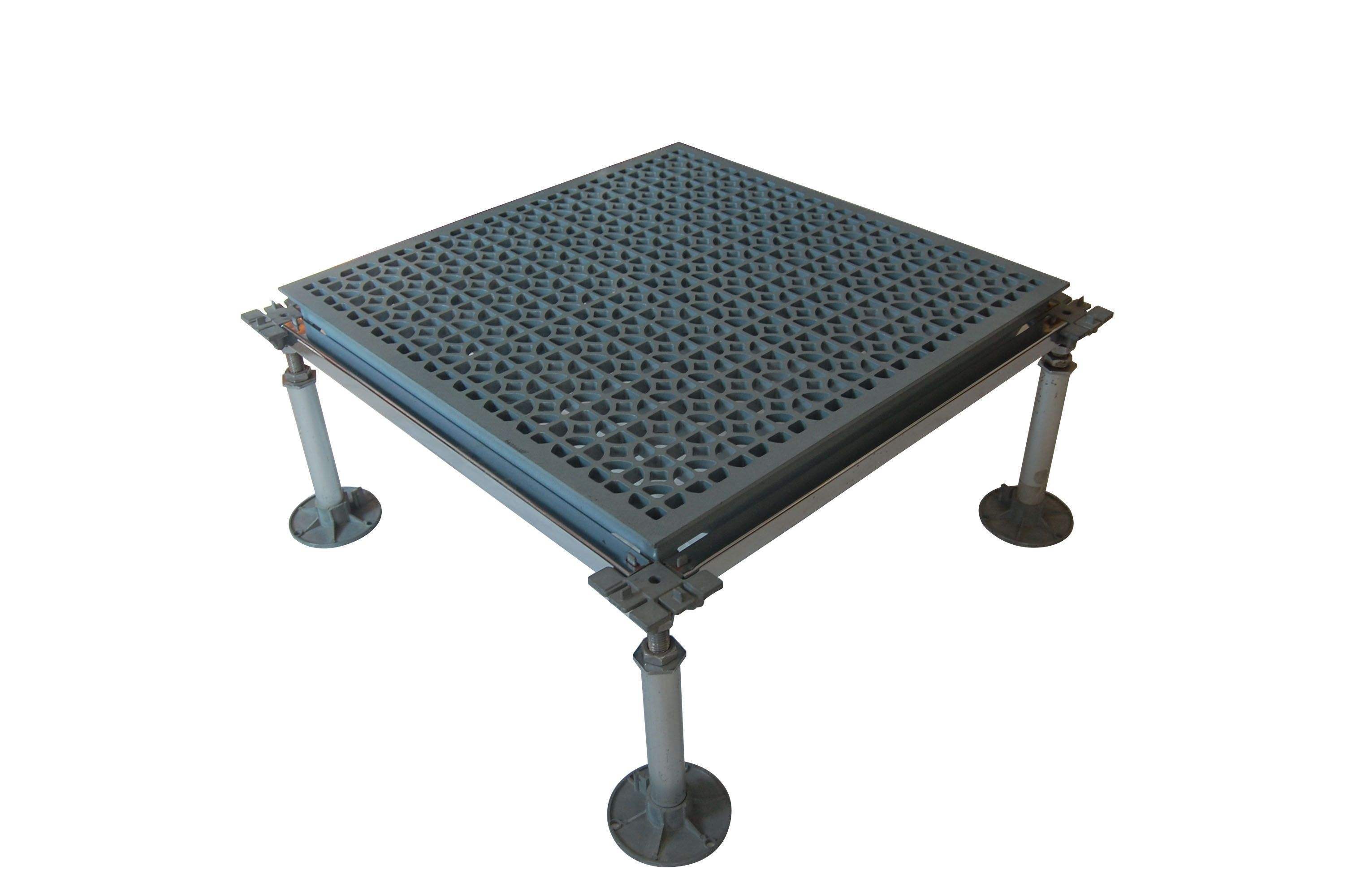 Anti-Static Raised access floor false floor modular decking system Aluminum Access Flooring from Direct Supplier