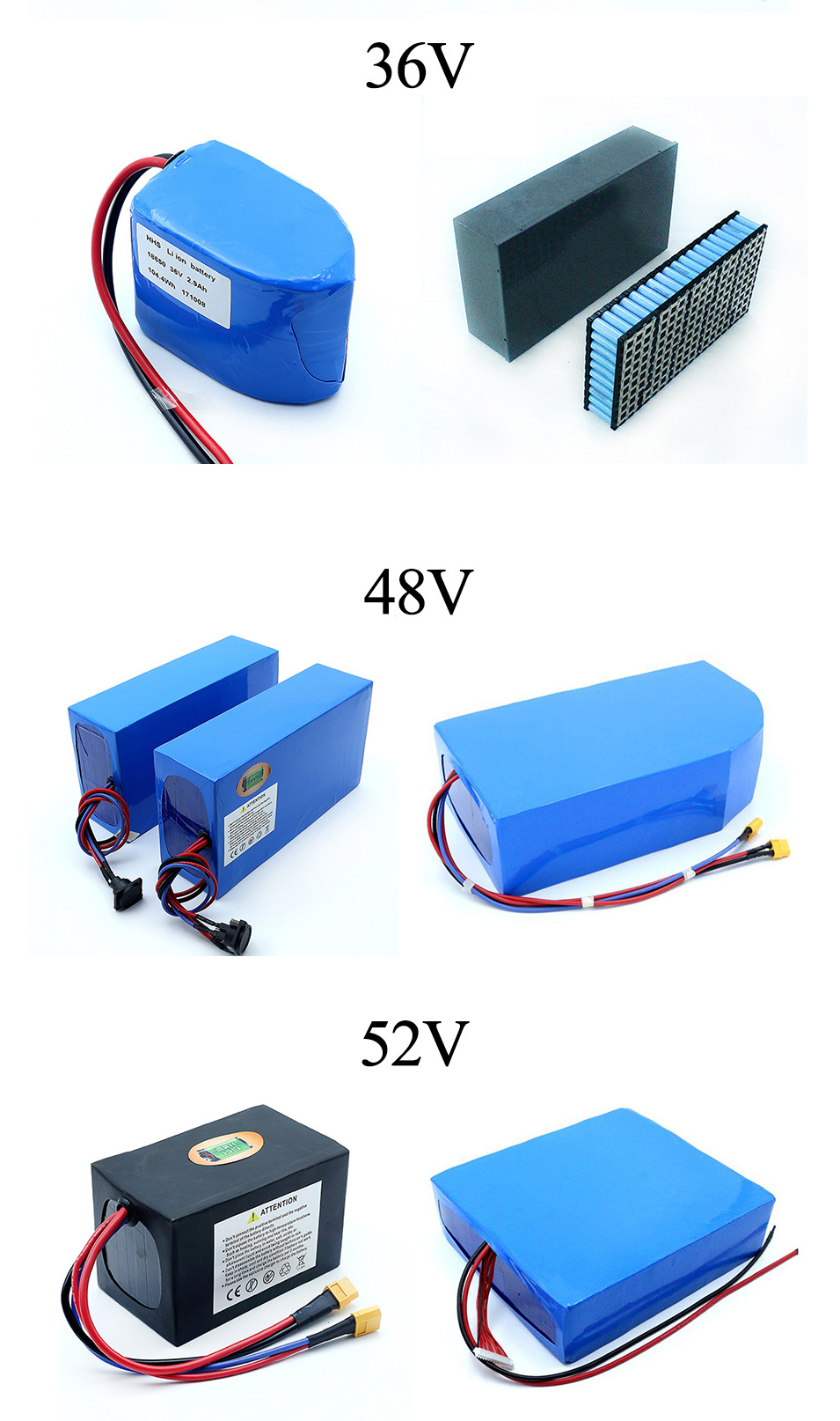 E Scooter Battery 36V 6Ah 7.8Ah 10.5Ah strong power lithium ion batteries removable electric scooter battery