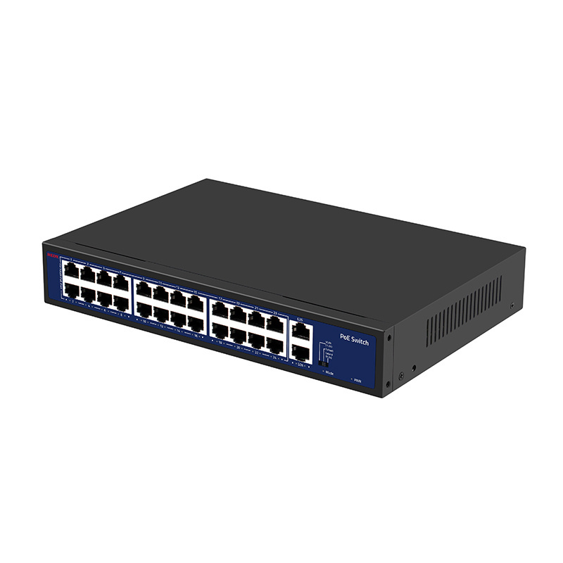 24*100mbps Ports unmanaged 4/6/8/16/24 network POE switch +2*Gigabit  Uplink Port extender WLAN CCTV IP Camera System