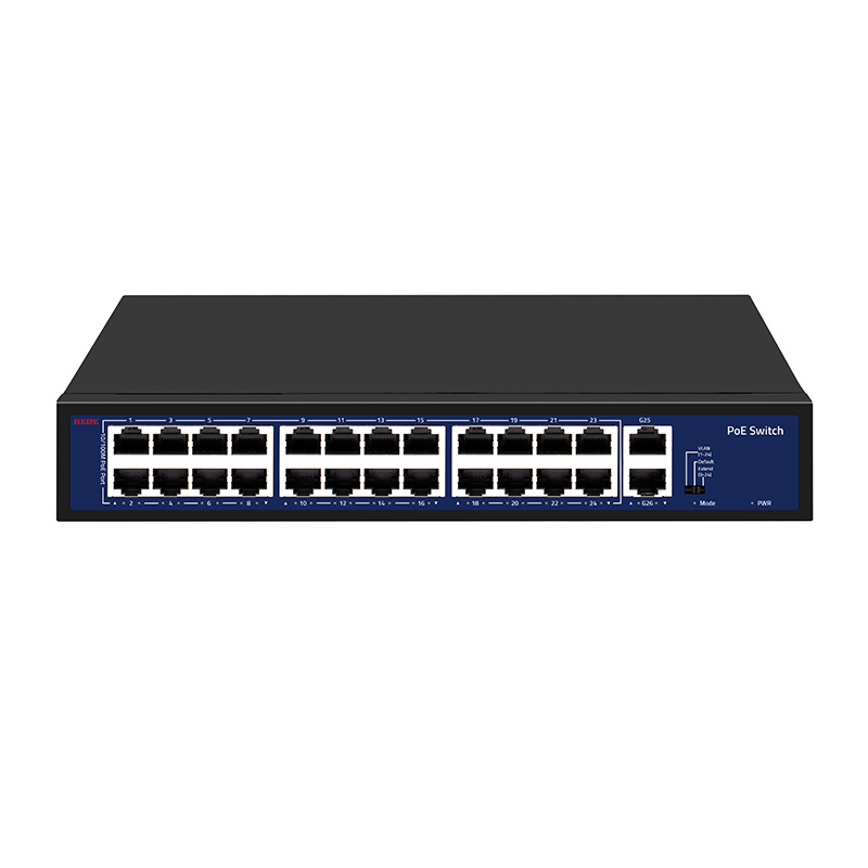 24*100mbps Ports unmanaged 4/6/8/16/24 network POE switch +2*Gigabit  Uplink Port extender WLAN CCTV IP Camera System