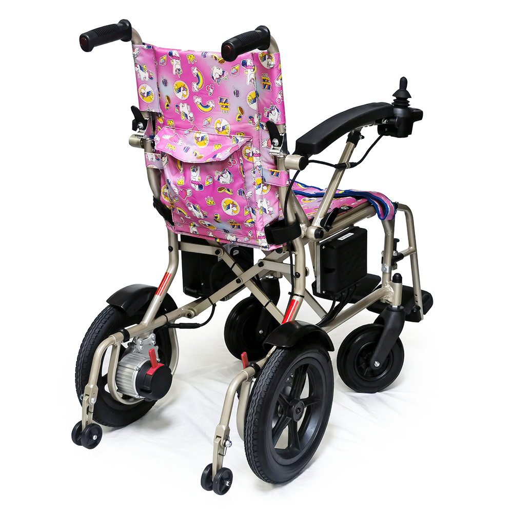 HEDY CE FEW06 Ultra Light Aluminum Alloy Folding Pediatric Child Power Chair Electric Wheelchair For Special Needs Children Kids