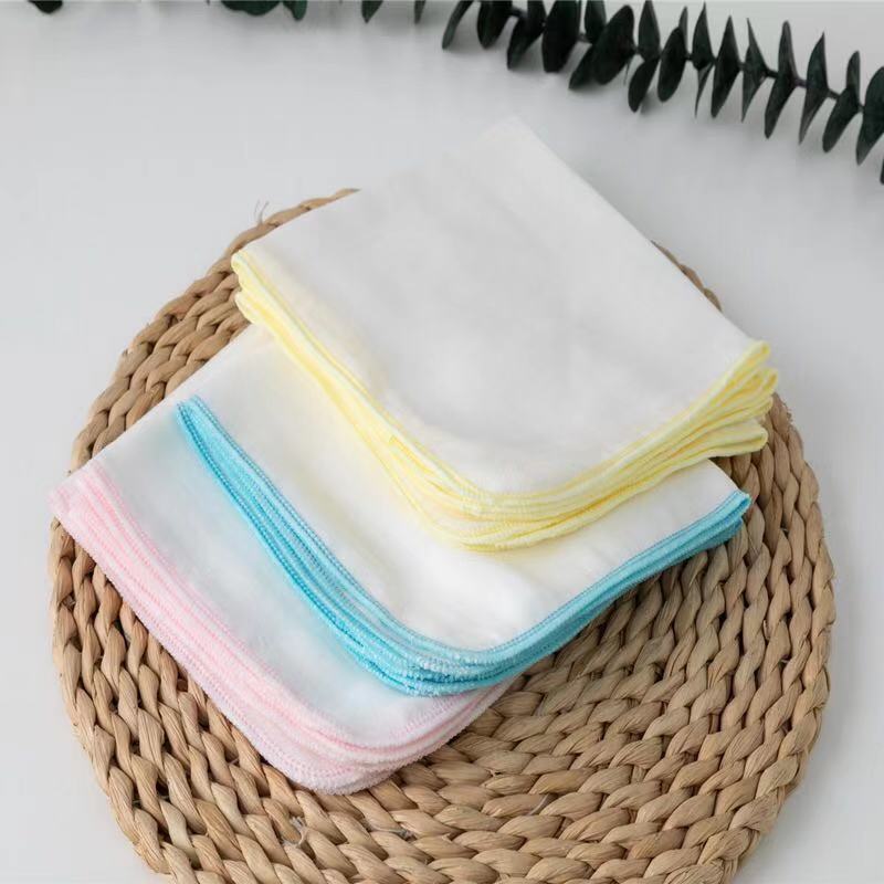 Organic Muslin Face Cloths Reusable Bamboo Cotton Muslin Face Cleansing Cloths