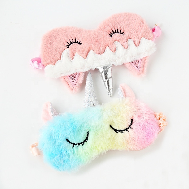 Best Selling Products 2021 High Quality Cartoon Sleeping Sleep Plush Eye Mask Anime