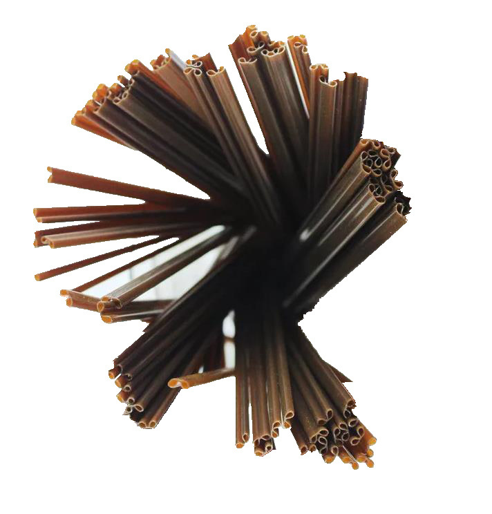 170mm Long 3 Holes Custom Dimension Coffee Cup Stirring Stick Plastic Brown Straw Stirrer