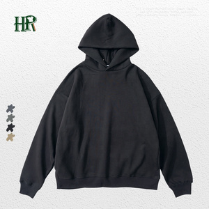 High Quality Unisex Fleece Hoodies Side Pockets Custom Logo Hoodies Mens Plain No String Hoodies