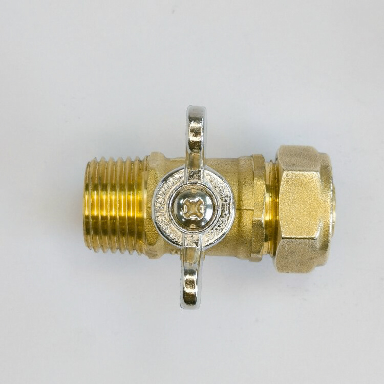 Factory Direct Wholesale Manual Ball Valve Male Pex Pipe Forged Butterfly Handle Brass Ball Valve