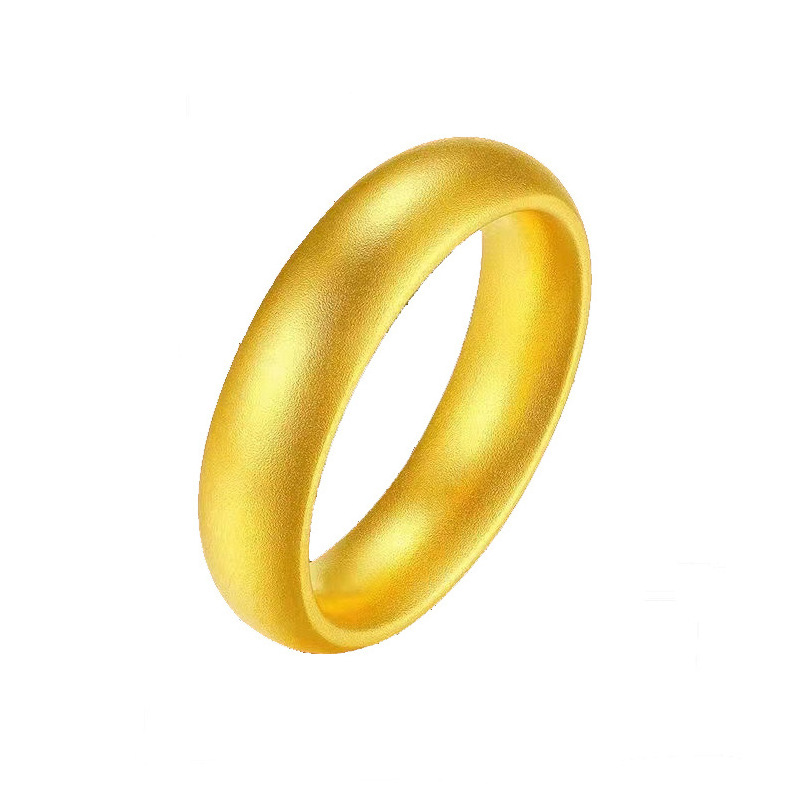 Luxury Fashion Real Gold Ring 24K Jewelry For Men & Women 999 Pure Solid Gold Ring