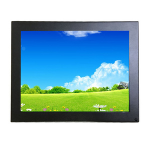 wall mounting Industrial grade Metal frame 8 inch ips vga bnc CCTV lcd monitor for security