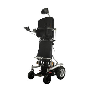 Best selling luxury full adjustable disabled people electric standing up wheelchair for Easy travel