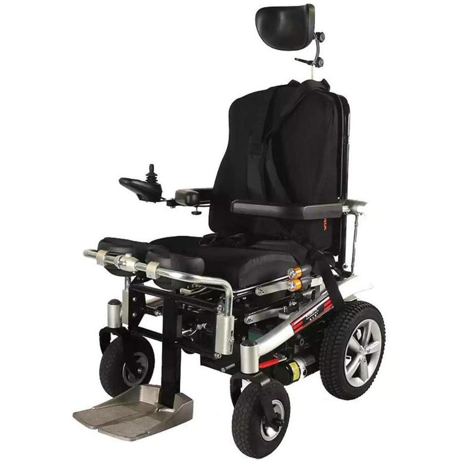 Best selling luxury full adjustable disabled people electric standing up wheelchair for Easy travel