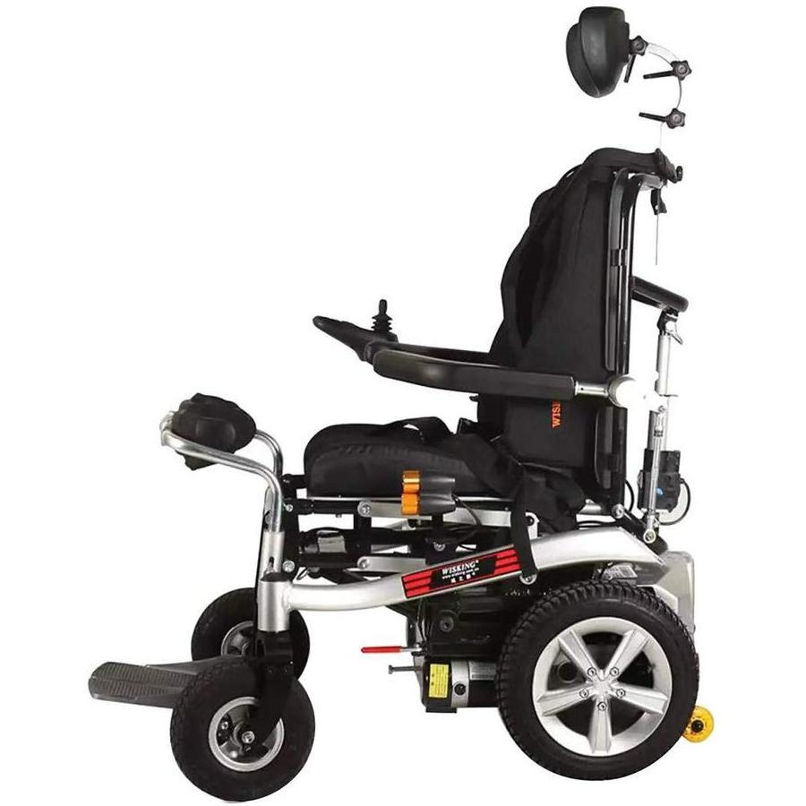 Best selling luxury full adjustable disabled people electric standing up wheelchair for Easy travel