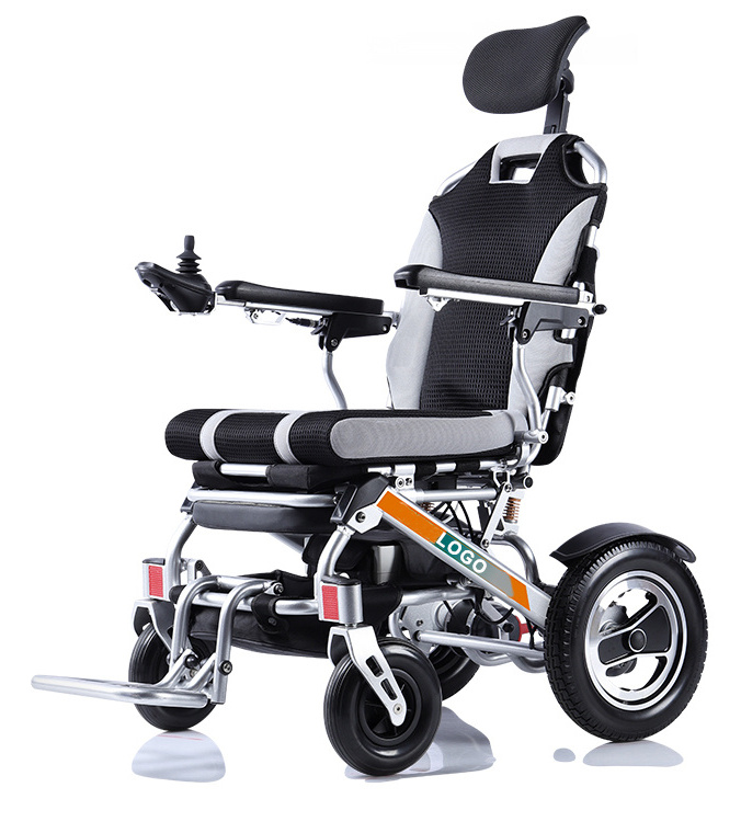 Hot selling new product Full automatic electric high backrest reclining electric wheelchair comfortable shock absorption