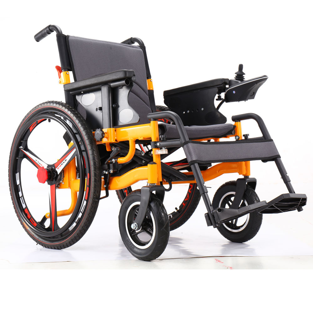 24 inch Ramps Used Aged Care Seg Way Powerful Manual And Remote Control Big Wheel Electric Wheelchair