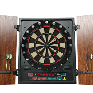 Good quality custom new design indoor games Electronic Cabinet Dart Board safety dartboard  with soft tip darts