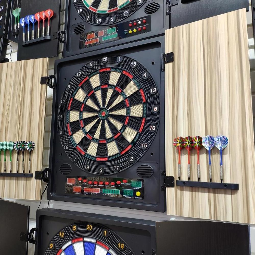 Newest indoor LED automatic scoring display  electronic cabinet dartboard for dart games dartboard electronic