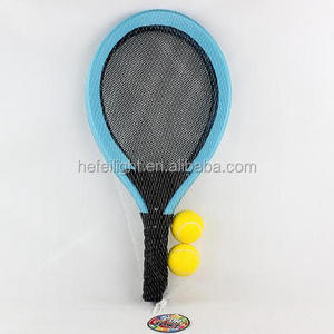 Professional Plastic soft  tennis racket /tennis bat set