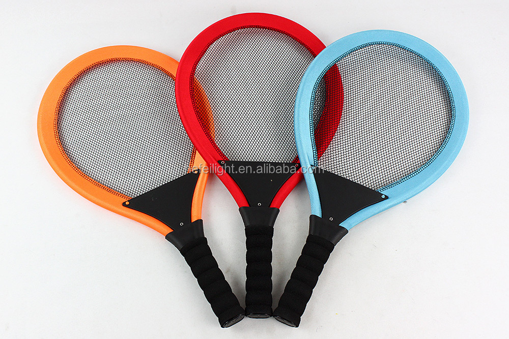 Professional Plastic soft  tennis racket /tennis bat set