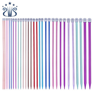 SKC 35CM Multicolor Sweater Knitting Needle Weave Craft Needle Single Pointed Sweater Straight Needle