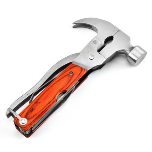 LZ-07 Stainless steel multifunctional claw hammer safety hammer life-saving tool hammer