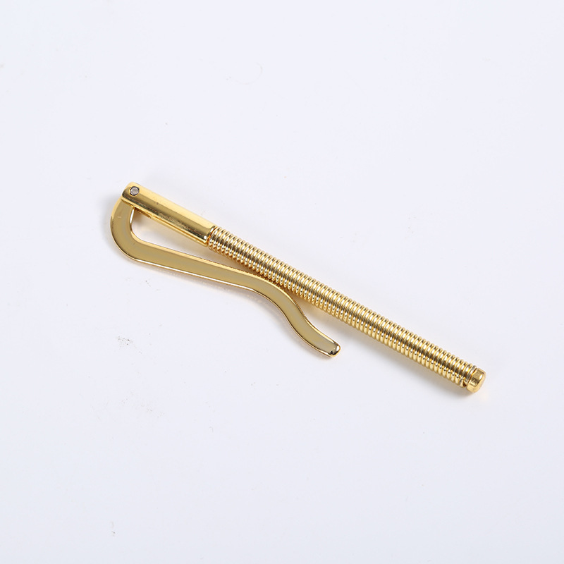 European and American Metal hardware accessories gold 90mm Spring Money Clip