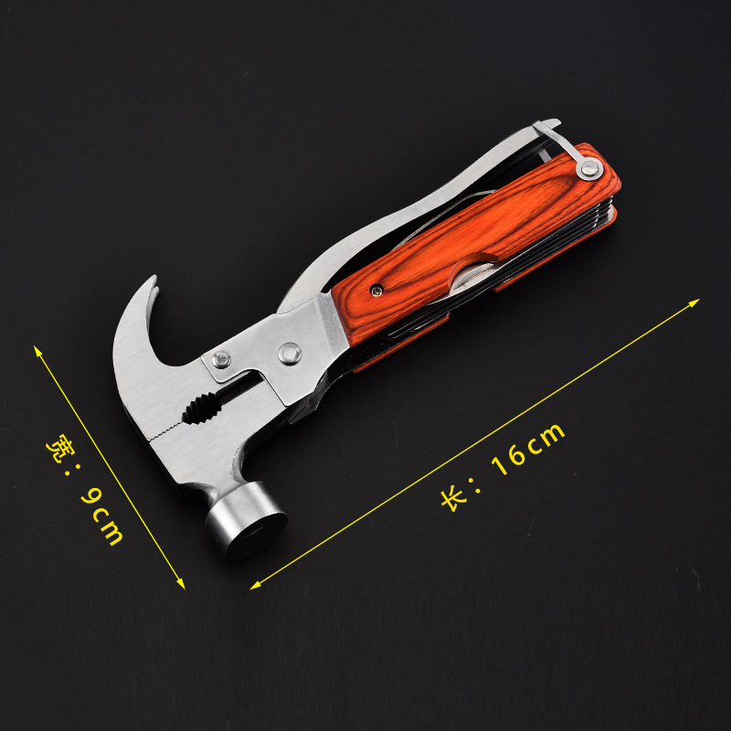 LZ-07 Stainless steel multifunctional claw hammer safety hammer life-saving tool hammer