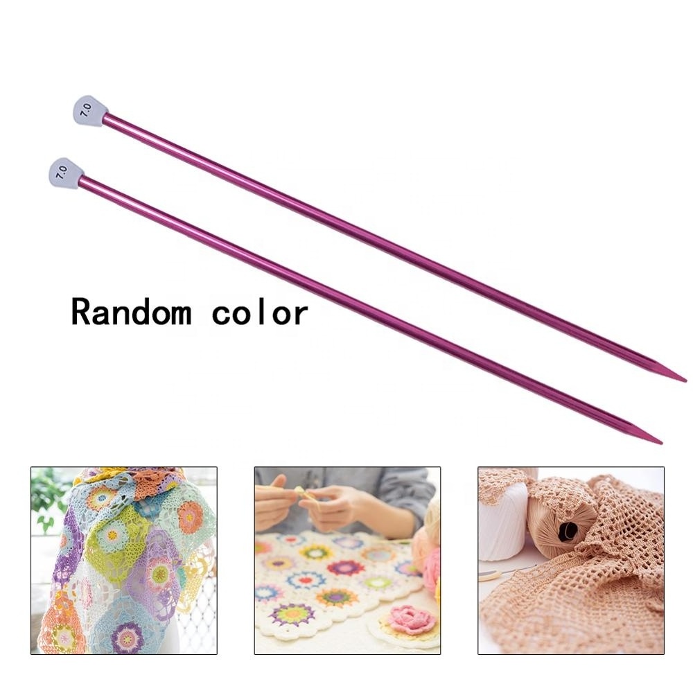 SKC 35CM Multicolor Sweater Knitting Needle Weave Craft Needle Single Pointed Sweater Straight Needle