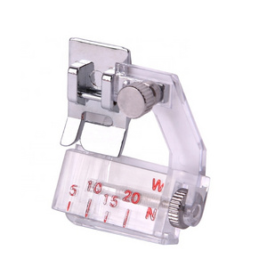 Adjustable 5-20cm Household Edge Holder Sewing Machine Hemmer Foot Set Presser Foot