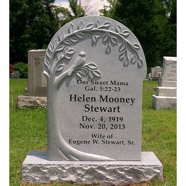 Handmade Carving Tombstone Upright Headstone Black Granite American Style Tombstone and Monument For Sale