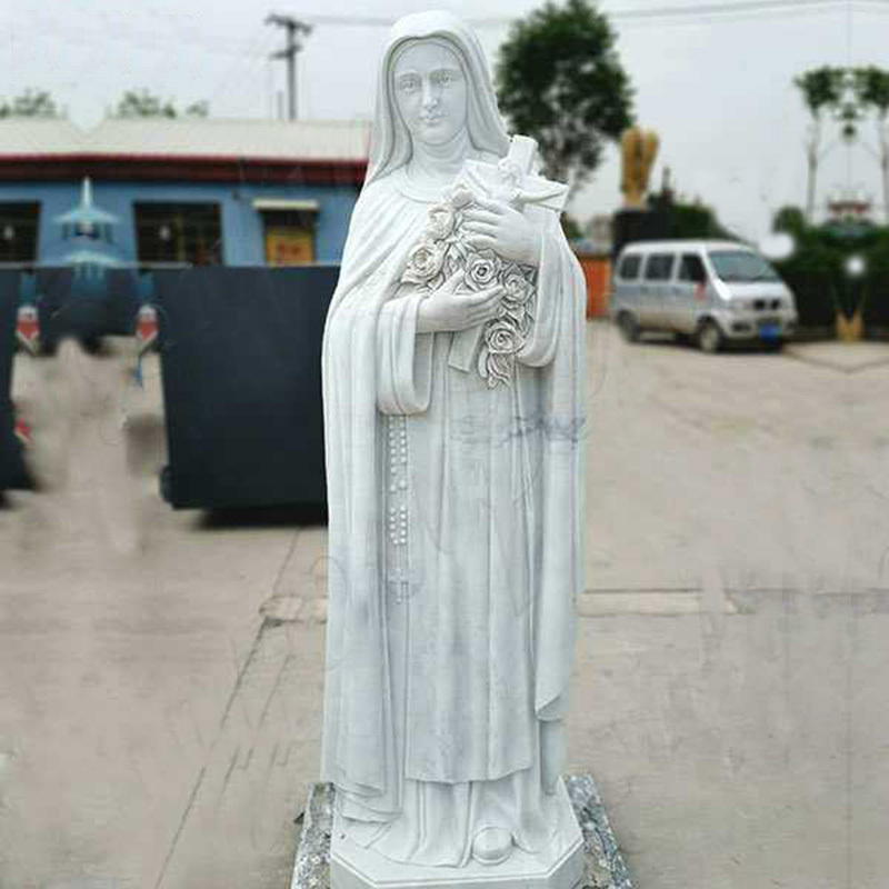 Custom Outdoor West Style Famous Religious Figure Statues Life Size Painting Fiberglass Virgin Mary Statue For Church Decoration