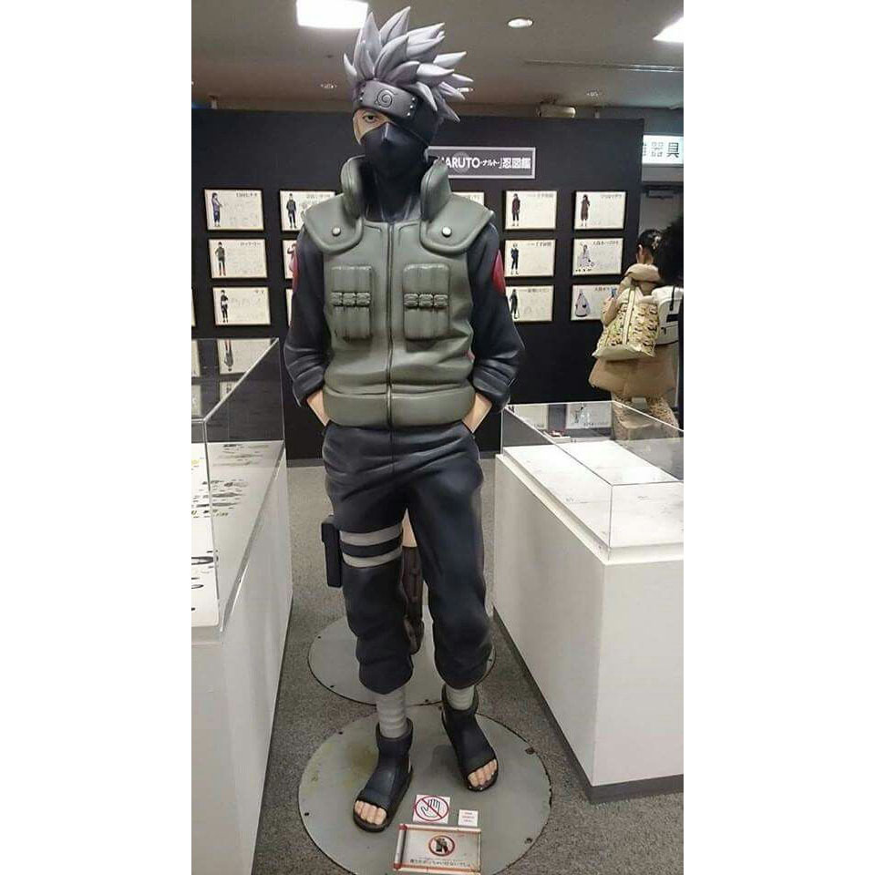 Large Decoration Kakashi Shippuden Anime Figures Jiraiya Namikaze Minato Uzumaki Nar uto Action Figure Life Size Narutos Statue