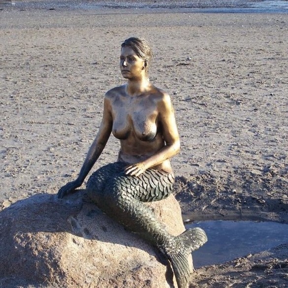 Custom Western Style Life Size Metal Mermaid Sculpture Large Beautiful Cast Bronze Mermaid Statue