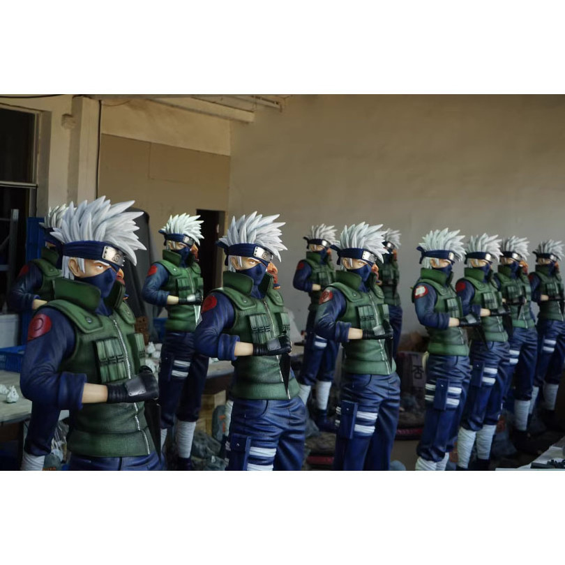 Large Decoration Kakashi Shippuden Anime Figures Jiraiya Namikaze Minato Uzumaki Nar uto Action Figure Life Size Narutos Statue