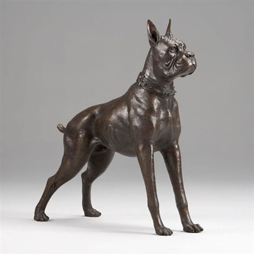 Custom Cast animal cheap sculptures bronze greyhound life size dog statue for garden decoration